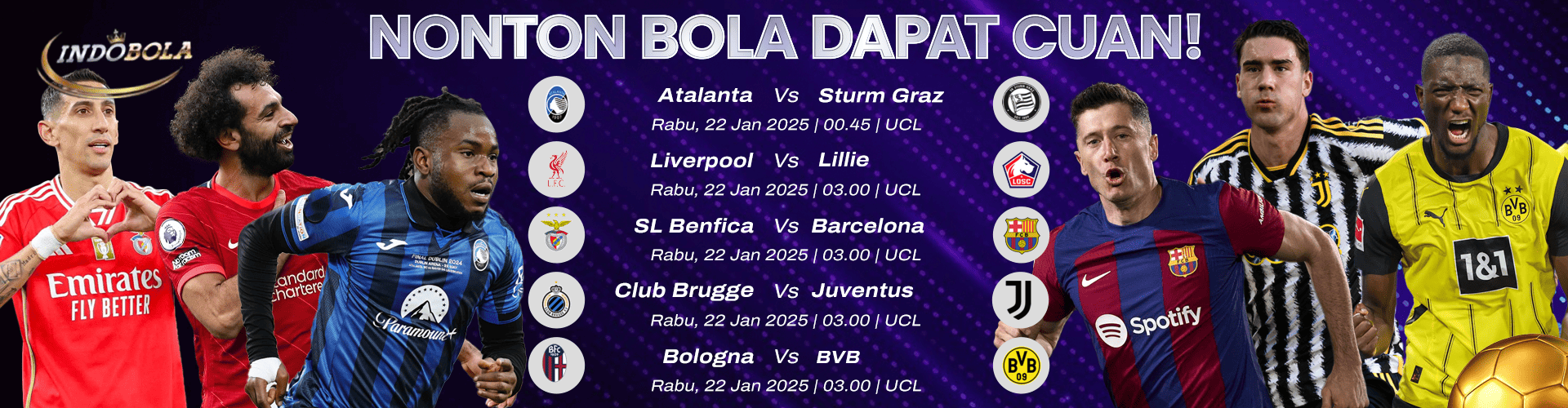 Jadwal bola pekan ini